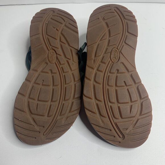 Chaco ZX/2 Classic Toe Loop Teal/Yellow Vibram Soles Sandals - Picture 7 of 7